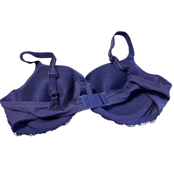 Wacoal 853117 La Femme Underwire T-Shirt Bra Navy Blue 38C - Picture 2 of 3
